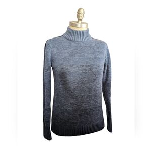 Athleta Merino Sunset Sweater - Womens Small - Navy Heather Ombre